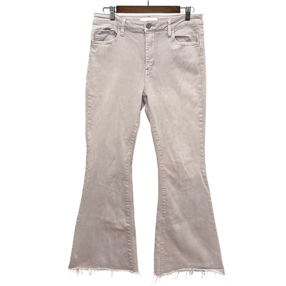 Vervet Los Angeles‎ Women's Size 30 Purple Flare Jeans Frayed Hem Bell Bottoms